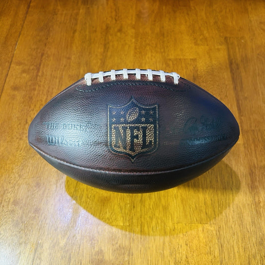 CHIEFS Team Issued - NFL Fully Game Prepped Wilson The Duke Leather Football