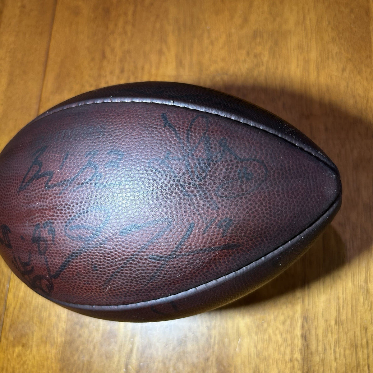 2014 Oakland Raiders Team-Signed Wilson "The Duke" NFL Football – Fully Restored