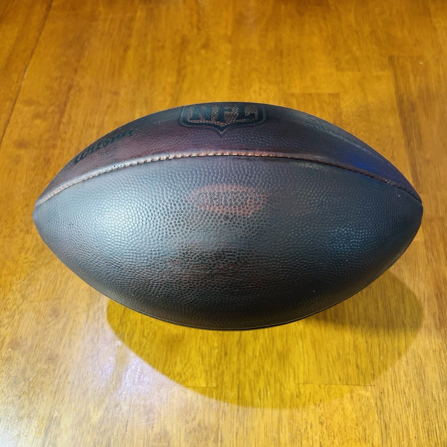 CHIEFS Team Issued - NFL Fully Game Prepped Wilson The Duke Leather Football