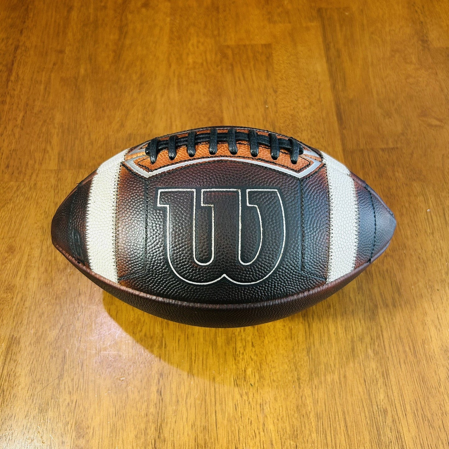 NCAA Wilson GST Prime Leather Game Football - Fully Game Prepped NEW
