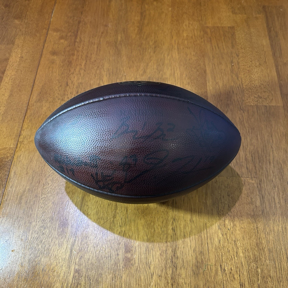 2014 Oakland Raiders Team-Signed Wilson "The Duke" NFL Football – Fully Restored