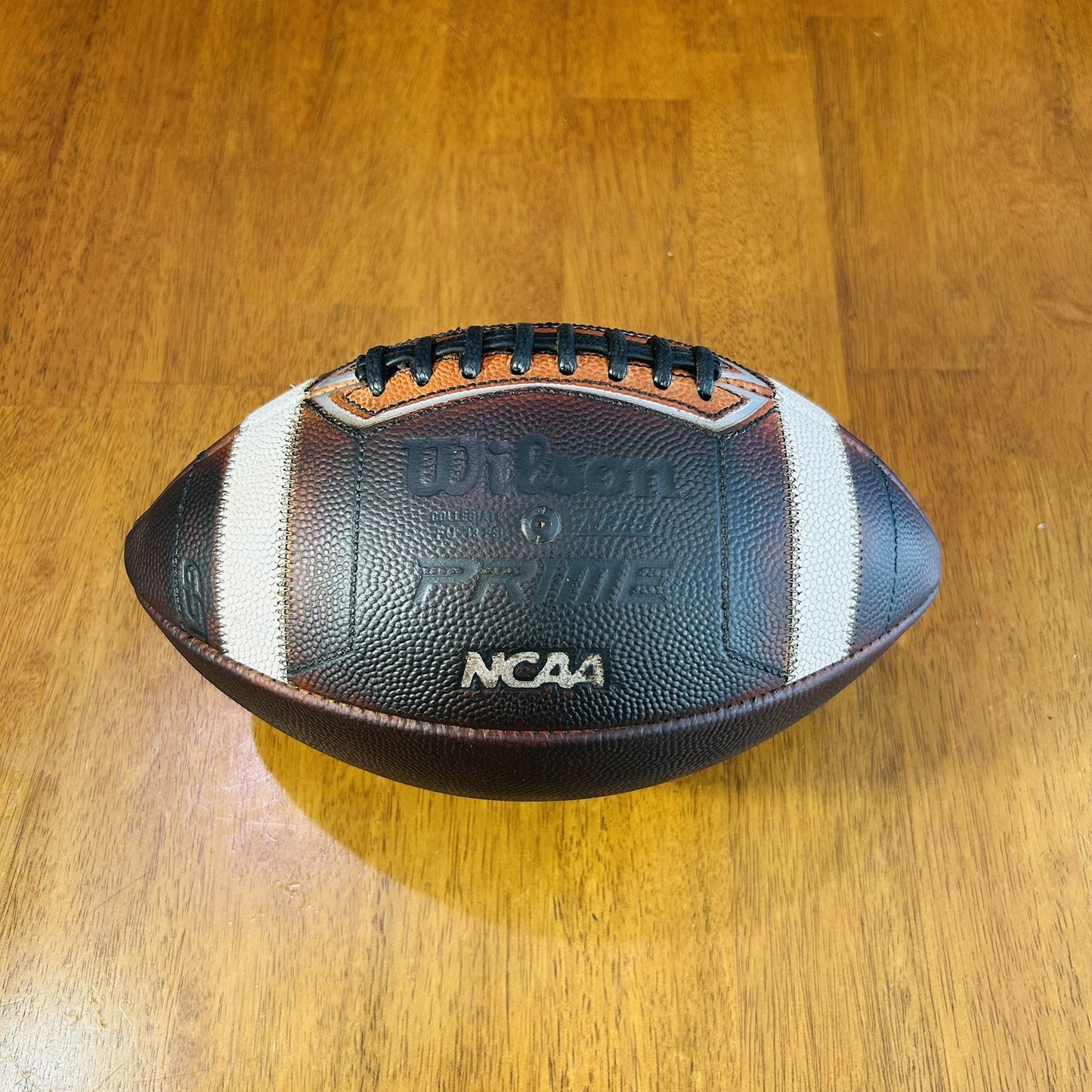 NCAA Wilson GST Prime Leather Game Football - Fully Game Prepped NEW