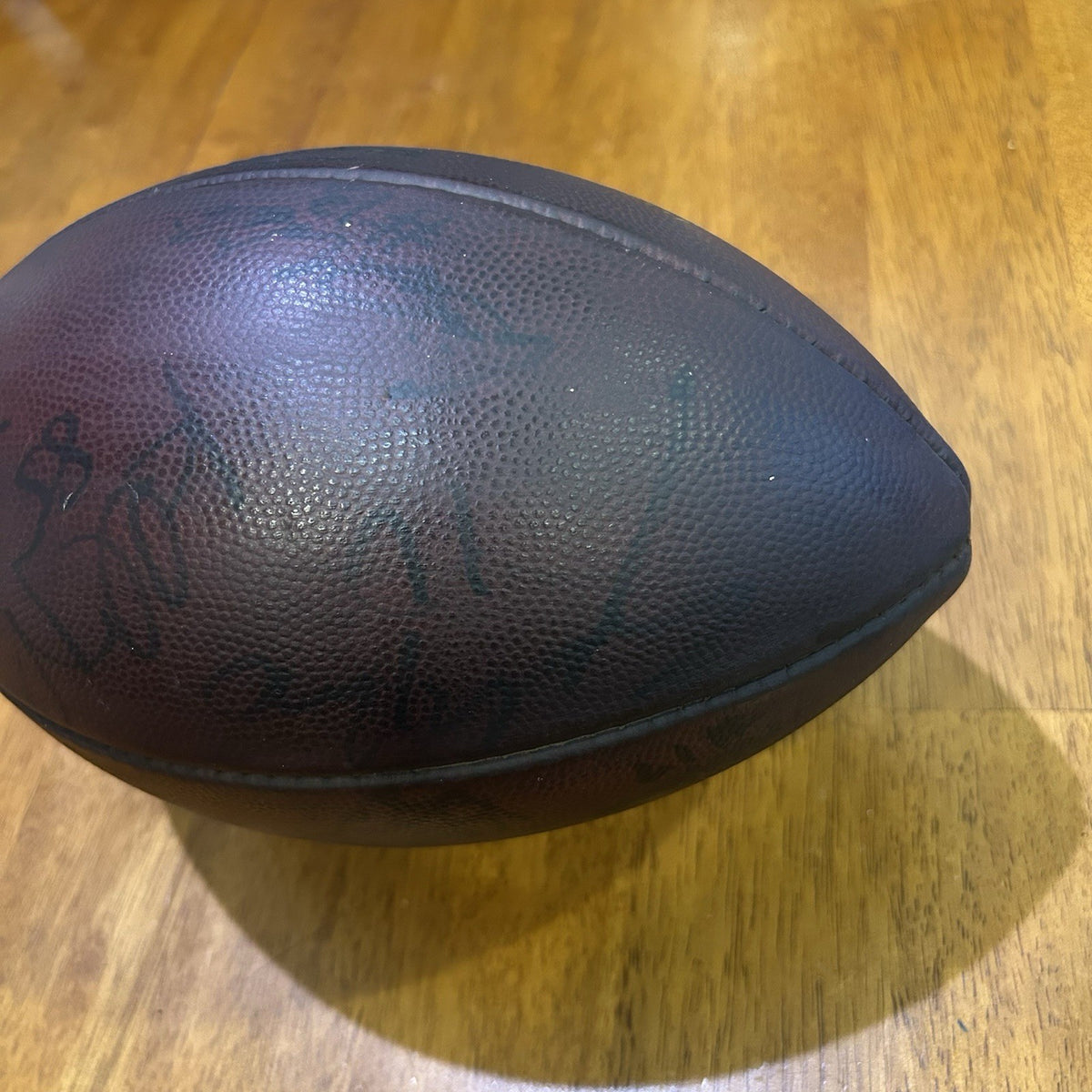 2014 Oakland Raiders Team-Signed Wilson "The Duke" NFL Football – Fully Restored