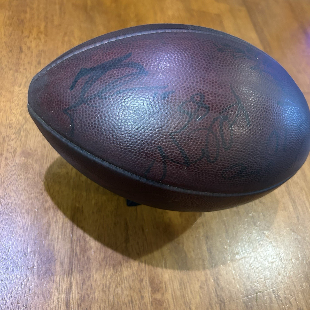 2014 Oakland Raiders Team-Signed Wilson "The Duke" NFL Football – Fully Restored