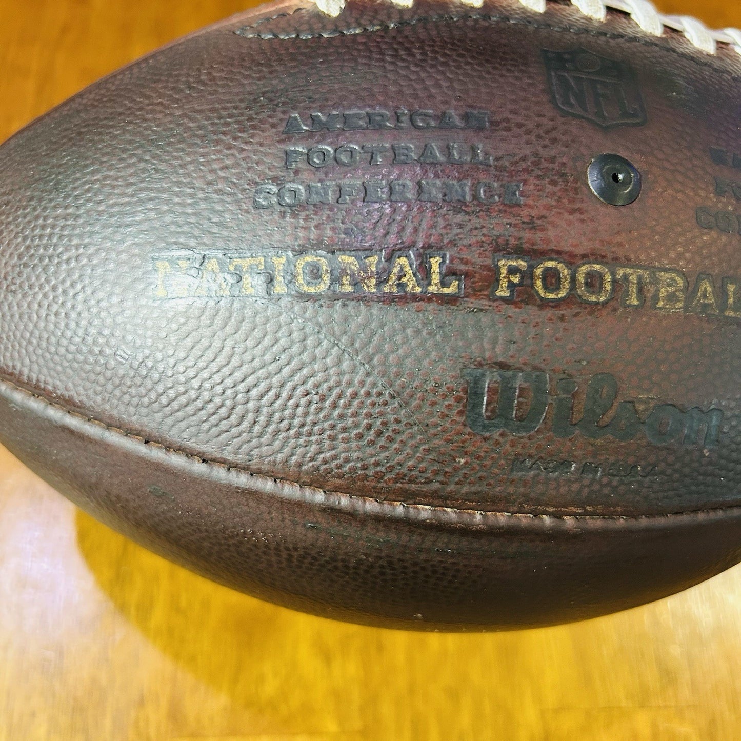 CHIEFS Team Issued - NFL Fully Game Prepped Wilson The Duke Leather Football