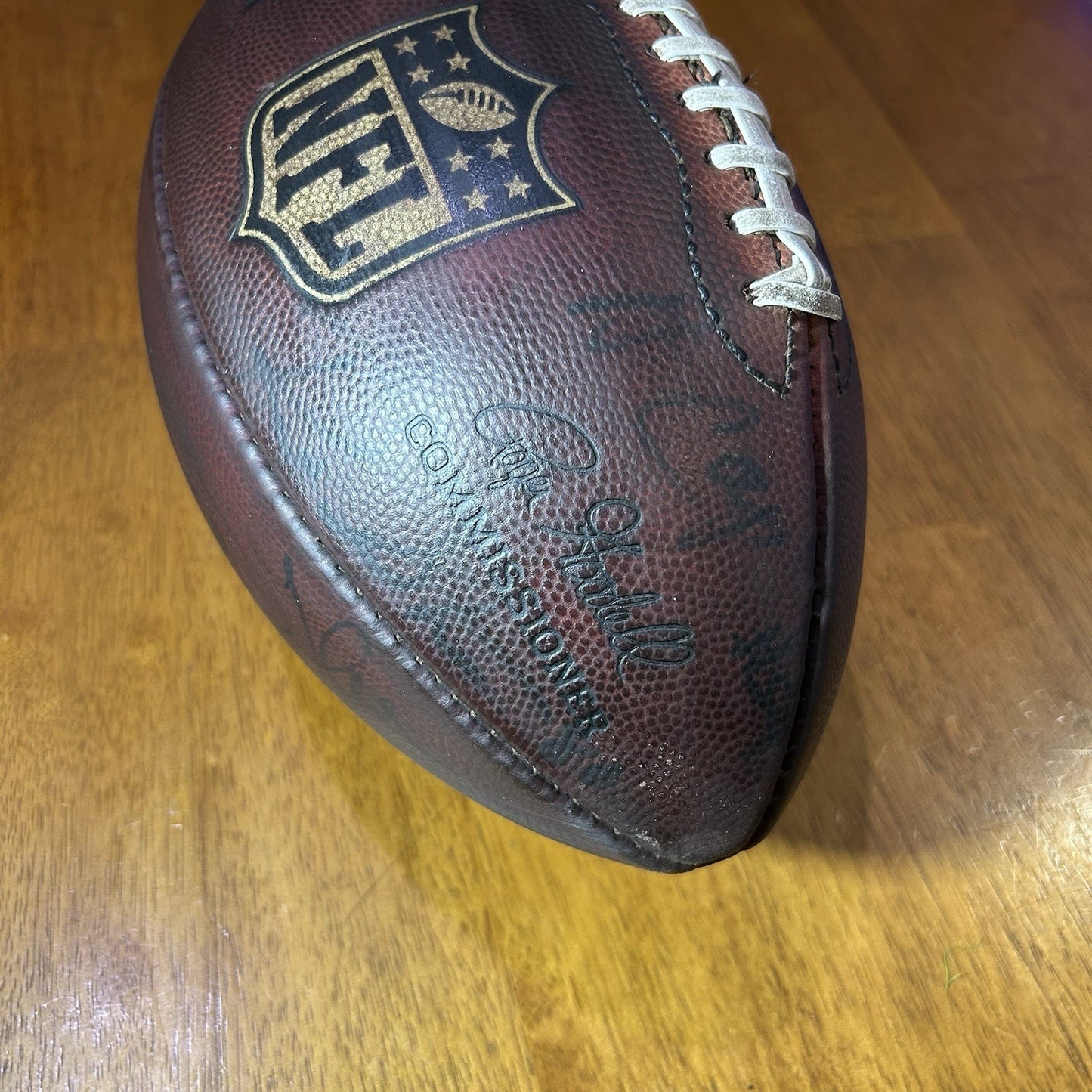 2014 Oakland Raiders Team-Signed Wilson "The Duke" NFL Football – Fully Restored