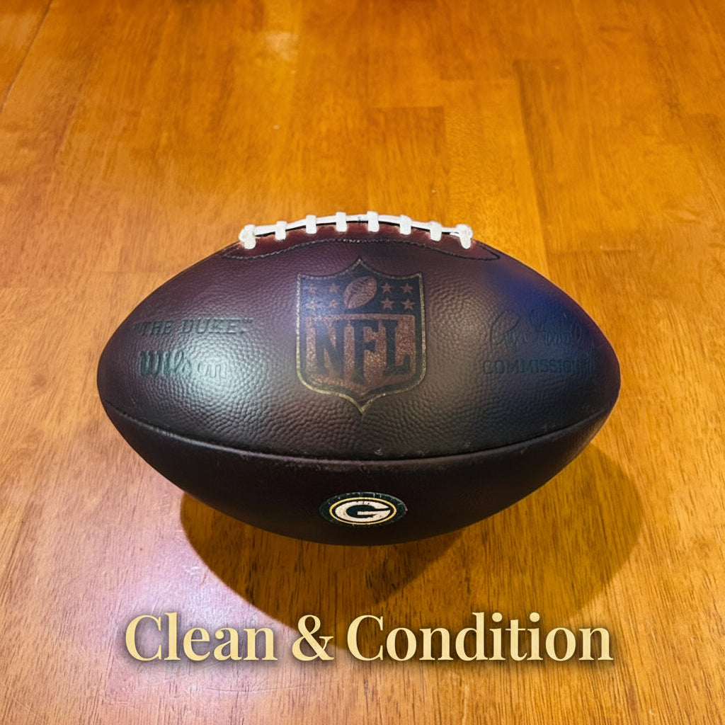 Leather has been restored and reconditioned with the Clean & Condition Prep Process
