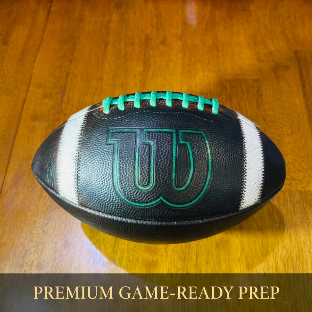 Professional Leather Football Prepping Service